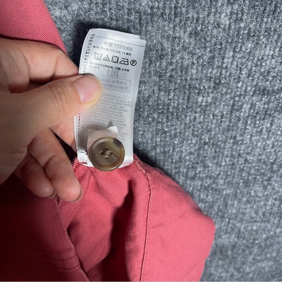 Gap Women’s 14 Pink Apron Dress Linen Cotton Teacher 90s Y2K - Picture 15 of 16